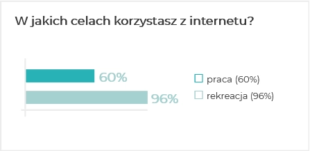 Cele korzystania z intenetu