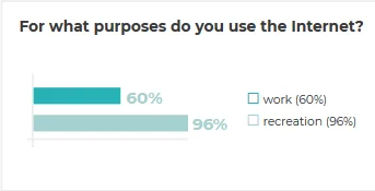 For what purposes do you use the internet?